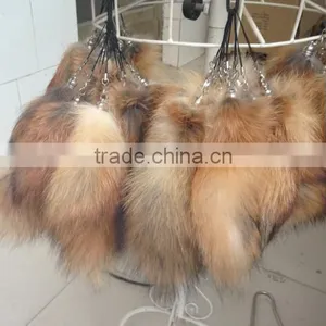 Key Chain Fur Factory Direct MIni Fox Tail Female Dance Custom thumbnail-5