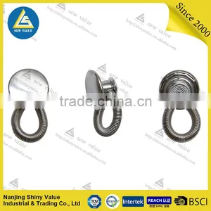 Designed for Overweight Metal Button Collar Extenders With Spring thumbnail-4