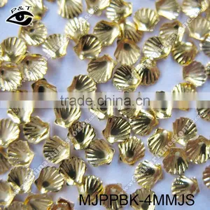 4MM Gold Shell Studs Nail Studs Metal Nailhead For Nail Accessories thumbnail-2