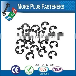 Made In Taiwan Metric Spindle Spring Steel Brass Metric E Clip thumbnail-1