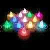 Yellow / Green / Pink HIPS Flameless Flickering LED Candle With Seven Colors thumbnail-1