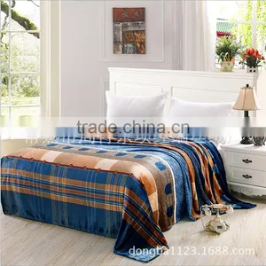 2016 Spring New Flannel Blanket Double Bed Sheet and Coral Fleece Blanket thumbnail-1