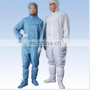 Maxsharer Wholesale Polyester Material Esd Cleanroom Coverall for Cleanroom Use thumbnail-2