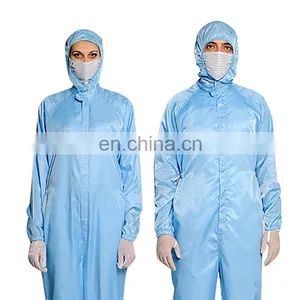 Blue High Density Cleanroom Bunny Suit Price for Cleanroom thumbnail-1
