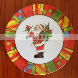 Portable and Durable Melamine Christmas Dinner Plate for Christmas Design (melamine Dishware ,melamine Ware,melaminetableware ) thumbnail-1