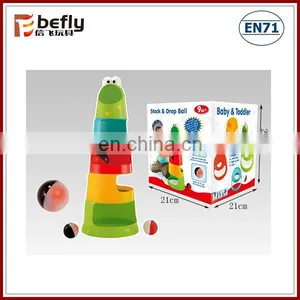 Cartoon Plastic Stacking Toys Educational Baby Game thumbnail-1