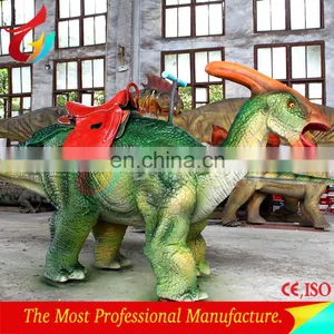 Realistic Robot Riding Dinosaur for Dinosaur Park thumbnail-4