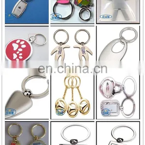A Pair of Mini Cap Decorations Metal Crafts Silver Pendant Keychain thumbnail-3