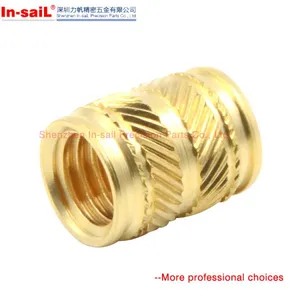 In-saiL Thread Inserts for Plastic,Ultrasonic Inserts,heat Staking Inserts Symmetrical thumbnail-2