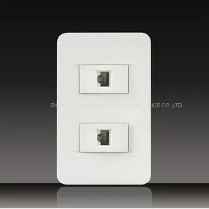 Push Button Wall Switch Socket Digit Telephone Socket With Data Socket thumbnail-5