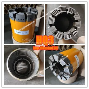 HQ HQ3 Impregnated Diamond Core Drill Bits, Exploration Drilling Bit, Rock Coring, Geotechnical Drilling Bits thumbnail-2