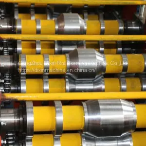 Roof Ridge Cap Tile Roll Forming Machine With Two Profie Equipment thumbnail-4