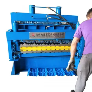 Double Layer Roof Sheet Roll Forming Machine Glazed Tile Making Machine thumbnail-1