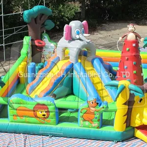 CH Funny Inflatable Bouncer Combo Commercial Inflatable Playground With Slide thumbnail-5