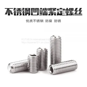 M1.6-M10 Hex Socket Grub Screw With Cup Point Hexagon Head Set Screws Stainless Steel Vis Inoxydable Parafuso Inox Rvs DIN916 ISO4029 thumbnail-2