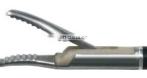 Geyi Autoclavable Abdominal Surgery Laparoscopic Double Curved Bipolar Forceps thumbnail-5