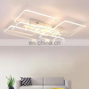 Led Ceiling Lamp Simple Living Room Lighting Square Personality Bedroom Study Ceiling Lighting thumbnail-2