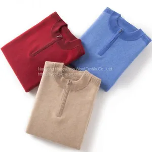 Best Selling High Quality Knit Half Zip Sweater Casual Sweatshirt for Men thumbnail-5