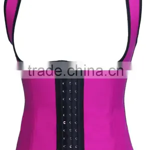 Hot Sale Cheap Waist Traning Corsets Latex Vest Waist Trainer 3 Hooks Waist Trainer Quality Choice thumbnail-4