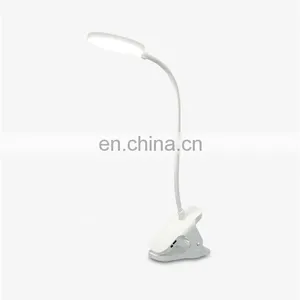 2020 Hot Sales Usb Power Supply Clip Desk Lamp Brightness Adjustable Touch Table Lamp thumbnail-7