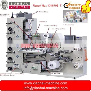 Label Printing Machine With Corona, 5 IR Dryers , Hot Air, Lamination, Die Cutter, Matrix Remover, Slitter thumbnail-1