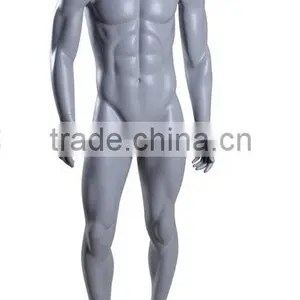 Sports Man Pantone Gray Model Headless Mannequins Athletic Style for Sports Clothing Store Diplay NI-24 thumbnail-1
