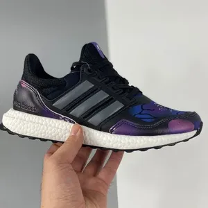 Adidas Ultra Boost UB21 Shoes For Sale in Pink/Blue Boost Running Shoes thumbnail-4