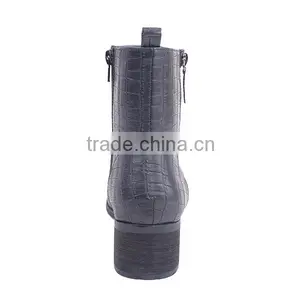 Extra Heelpiece Protection Military City Boots Cheap Comfort Lady Low Heel Ankle Boots thumbnail-5