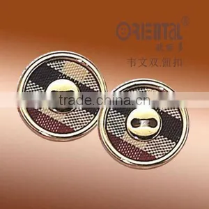 Cotton Cloth and Abs Rim Button thumbnail-1