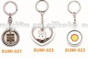 Custom LOGO Design Metal Name Sublimation Blank Keychain/keyring thumbnail-4