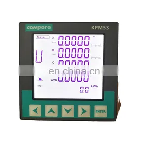 KPM 53U RS485 Wired 3 Phase Modbus Power Meter Digital Voltmeter With Relay Output thumbnail-2
