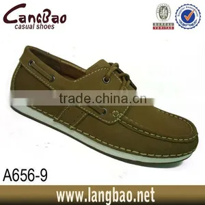 Men Leather Custom Boat Shoes thumbnail-1