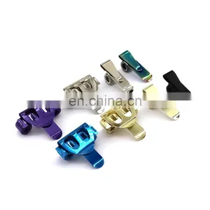 High Quality Office Supplies Small Delicate Single Hole Three Holes Pen Holder Pen Clip For Notebook thumbnail-1