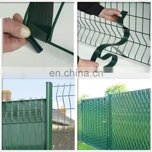 Dark Grey 4.7cmx50m 100 Clips Hard Plastic PVC Strip Screen Fence Zaun Streifen Hart thumbnail-5