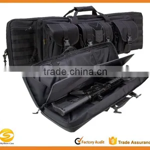 36 Double Rifle Case - 36" Padded Long Gun Case & Rifle Storage Backpack With Molle Pouches, Integrated Pistol Cases thumbnail-1