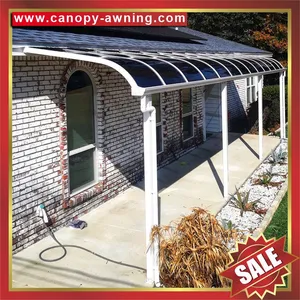 Hot Selling Terrace Patio Canopy Awning Shelter With Aluminum Framework and Polycarbonate Sheet thumbnail-1
