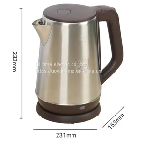 Double Layer Anti Scald 2.0L Large Capacity Electric Kettle for Household Use 304 Stainless Steel Automatic Power off Kettle（Wechat:13510231336） thumbnail-1