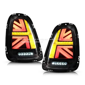 Car Lamps for BMW Mini Cooper S Union Jack R56 R57 R58 Smoke LED Tail Lights thumbnail-2