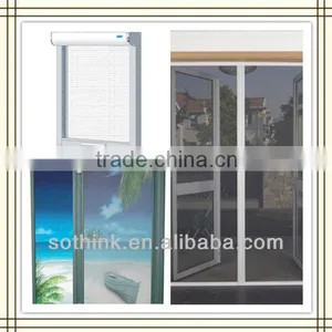 Fiberglass Window Screen With Black,grey and White thumbnail-1