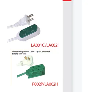NEMA1-15P/NEMA1-15R 13A Indoor Extension Cords thumbnail-3