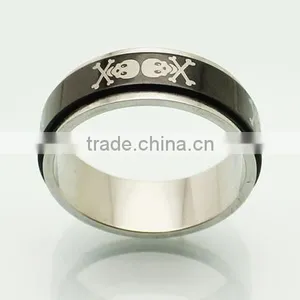 Wholesale Cheep Stainless Steel Class Ring Stainless Steel Biker Ring thumbnail-1