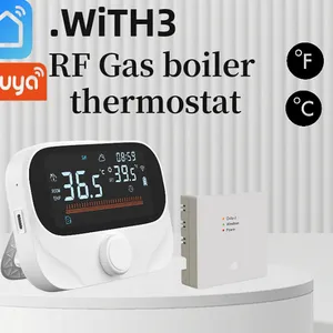 WIFI Wall Mounted Boiler Thermostat RF Wireless One-to-one Wall Mounted Boiler Thermostat Without Wiring（Wechat/whatsapp:008613510231336 thumbnail-1