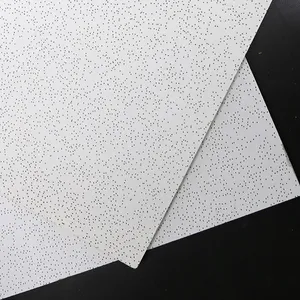 600x1200mm Smooth White Acoustic Mineral Fiber Ceilings For Hospital thumbnail-4