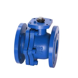 ANSI Cast Iron Ball Valve Sizes DN15 to DN400 With PN10/PN16 Pressure Ratings for Industrial Pipelines thumbnail-1