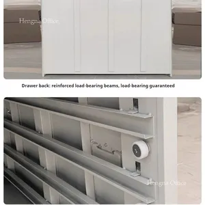 Smooth Sliding 5 Drawer Metal Blueprint Cabinet | With Roller Construction | for Design Studio thumbnail-4