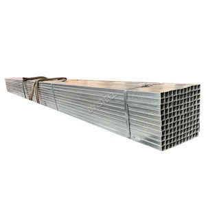 High Quality Pipe Square and Rectangular Steel Galvanized Tube thumbnail-1
