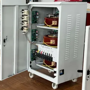 Three Phase 30kVA SVC Voltage Regulator With Overload Protection and Digital Display thumbnail-1