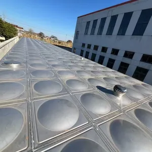 OEM Porcelain Enamel Steel Sectional Water Tank for School Hot Water System thumbnail-3