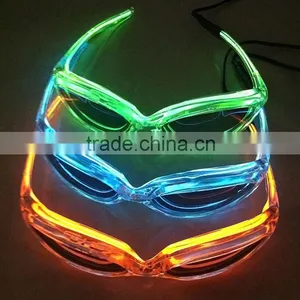 EL Light up Flashing Wire Sunglasses thumbnail-2