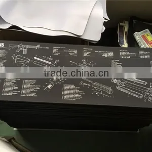 2016 New Gun Design Custom AR-15,AK47,Glcok,1911 Gun Cleaning Mat thumbnail-1